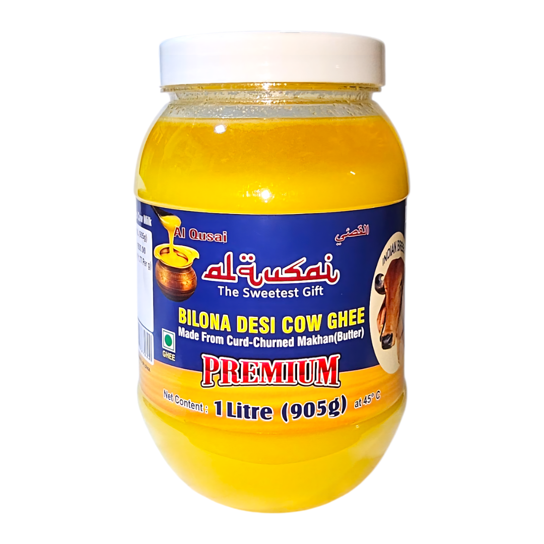BILONA DESI COW GHEE 1 LITRE PET BOTTLE