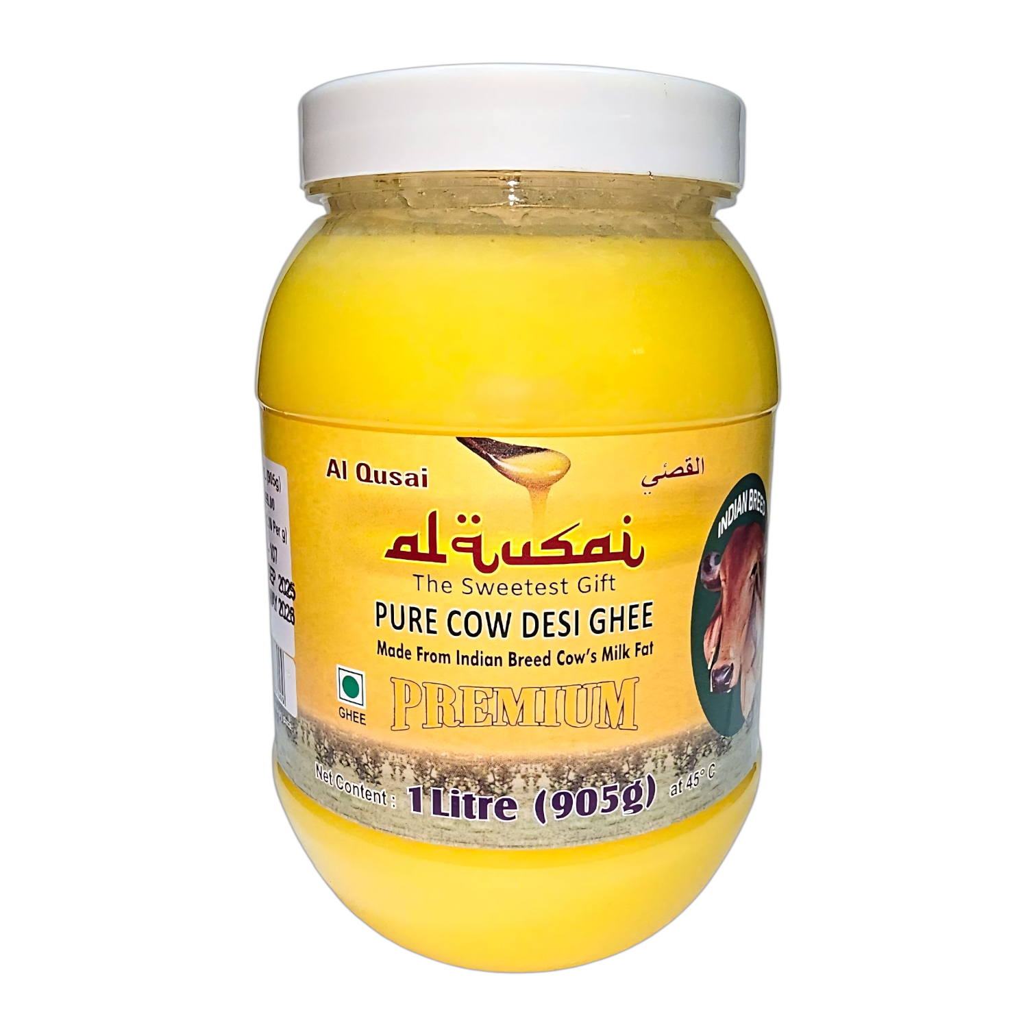 KANKREJ PURE COW DESI GHEE MADE FROM MILK FAT 1 LITRE PET BOTTLE
