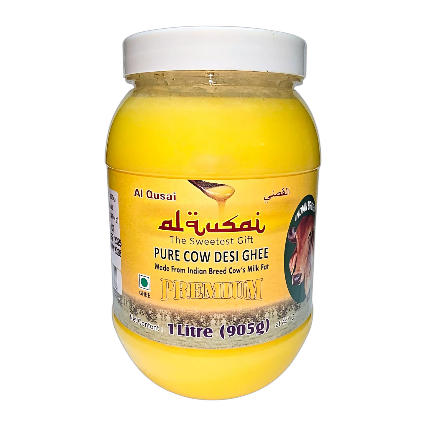 KANKREJ PURE COW DESI GHEE MADE FROM MILK FAT 1 LITRE PET BOTTLE