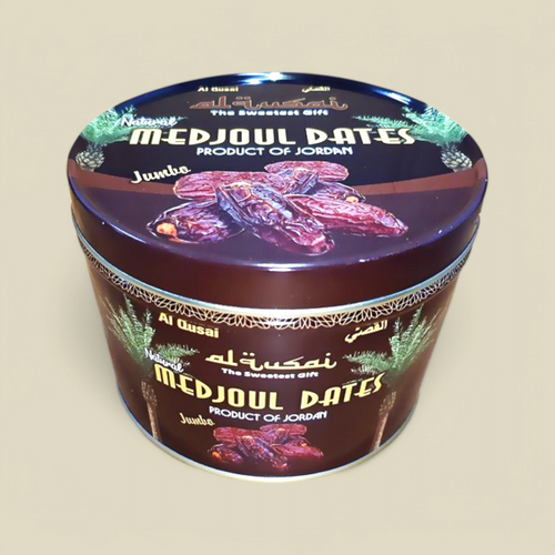 MEDJOUL DATES 500GM ROYAL TIN PACK