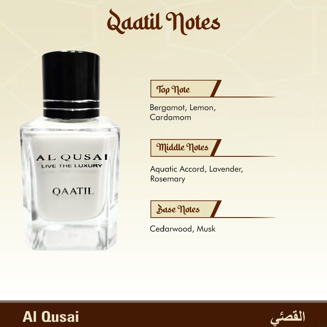 QAATIL PERFUME/PARFUM WATERBASED UNISEX 50ML (WITHOUT BOX)